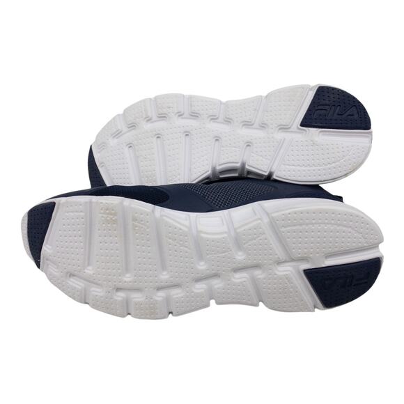 Fila Navy Blue Memory Foam Steel Sprint Lace Up Athletic Sneakers 8.5 Men's - Picture 8 of 9